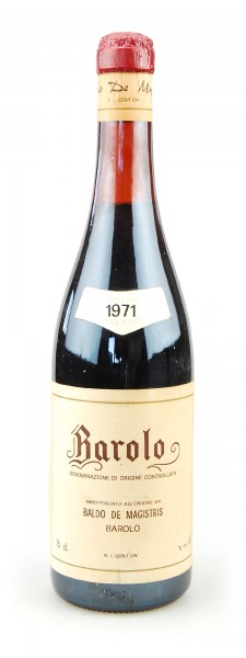 Wein 1971 Barolo Baldo de Magistris