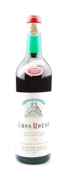 Wein 1957 Gros Rouge G. Bertolino