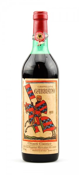 Wein 1978 Chianti Classico Castello di Gabbiano