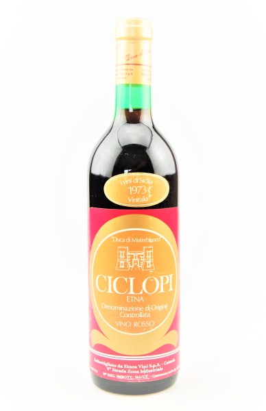 Wein 1973 Vino Rosso Ciclopi Etna