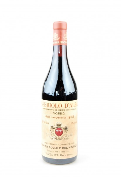 Wein 1978 Nebbiolo d´Alba Cantina Sociale del Nebbiolo