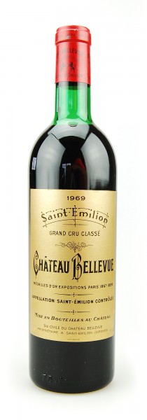 Wein 1969 Chateau Bellevue Grand Cru Classe Emilion