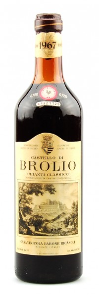 Wein 1967 Chianti Classico Brolio Ricasoli