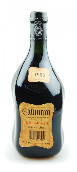 Wein 1980 Gattinara Berteletti