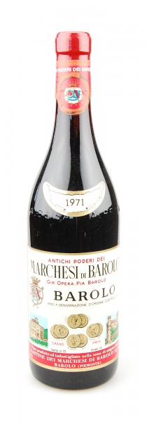 Wein 1971 Barolo Marchesi di Barolo Gia Opera
