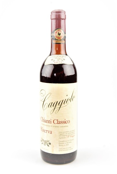 Wein 1971 Chianti Classico Caggiolo Acienda Il Gaggio