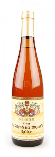 Wein 1967 Gau-Algesheimer Herzenacker Spätlese