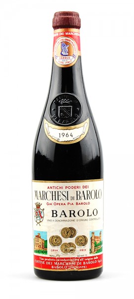 Wein 1964 Barolo Marchesi di Barolo Gia Opera