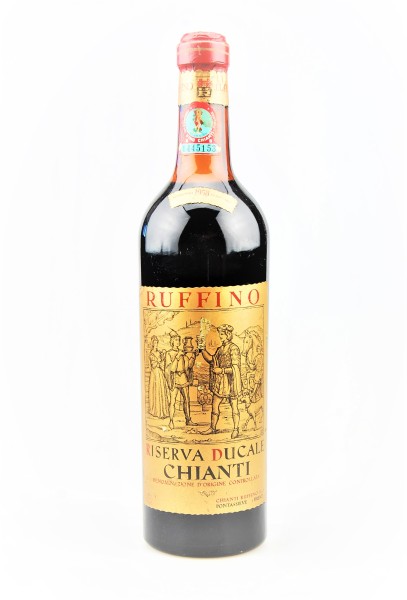 Wein 1958 Chianti Ruffino Riserva Ducale Serie Oro