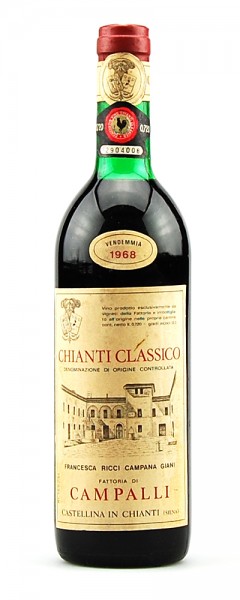 Wein 1968 Chianti Classico Fattoria di Campalli