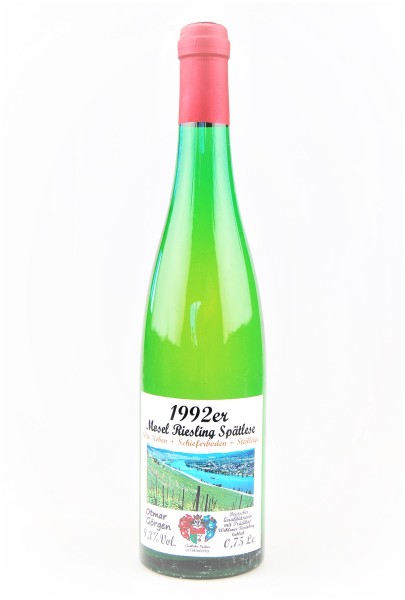 Wein 1992 Wehlener Rosenberg Riesling Spätlese