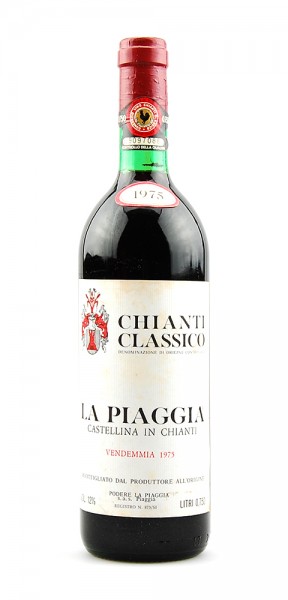 Wein 1975 Chianti Classico La Piaggia