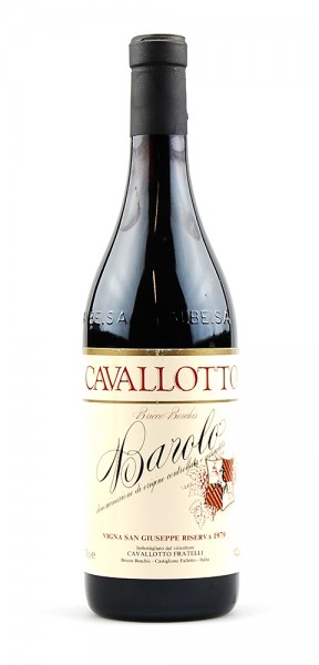 Wein 1979 Barolo Cavalotto Riserva