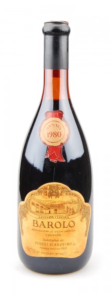 Wein 1980 Barolo Poderi Scanavino