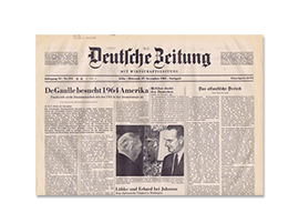 Deutsche Zeitung - Original-Zeitung online bei JAGARO kaufen