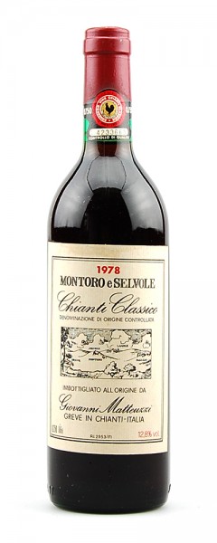 Wein 1978 Chianti Classico Montoro e Selvole