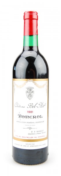 Wein 1981 Chateau Bel-Air Pomerol