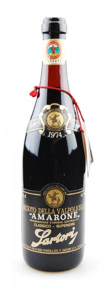 Wein 1974 Amarone Sartori Recioto della Valpolicella
