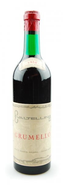 Wein 1958 Grumello Valtellina Franco Balgera