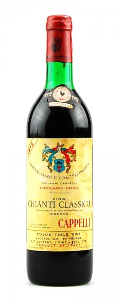 Wein 1973 Chianti Classico Riserva Montagliari Cappelli