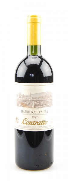 Wein 1987 Barbera d´Alba Giuseppe Contratto