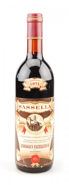 Wein 1971 Sassella Valtellina Superiore Enologica Valtellinese