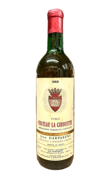 Wein 1969 Chateau La Girouette Jean Darparens