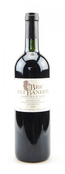 Wein 1997 Barbera d´Asti Bric dei Banditi F. Martinetti