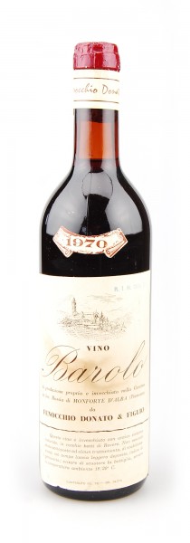 Wein 1970 Barolo Donato Fenocchio - große Tradition!