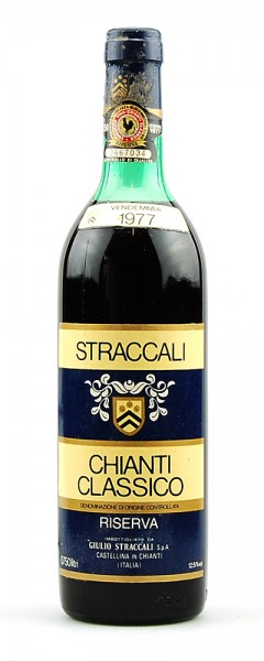 Wein 1977 Chianti Classico Riserva Straccali