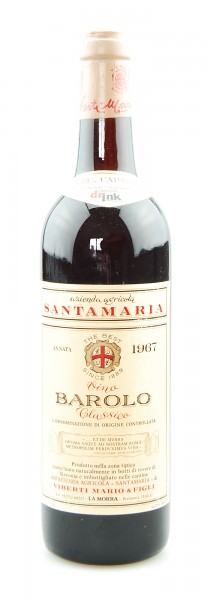 Wein 1967 Barolo Classico Santamaria