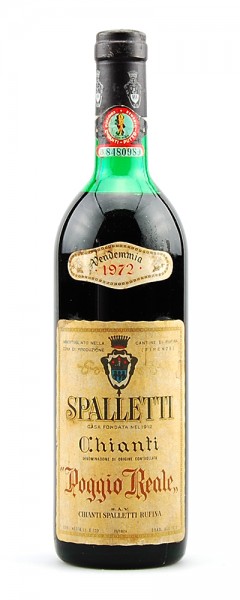 Wein 1972 Chianti Rufina Spalletti Poggio Reale