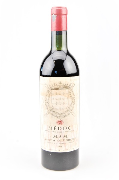 Wein 1961 Medoc M. A. de Montgrand