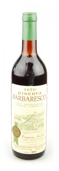Wein 1970 Barbaresco Riserva Ferruccio Nicolello