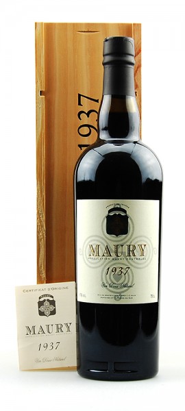 Wein 1937 Maury Vin Doux Naturel