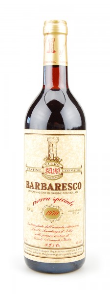 Wein 1970 Barbaresco Lanzavecchia Riserva Speciale