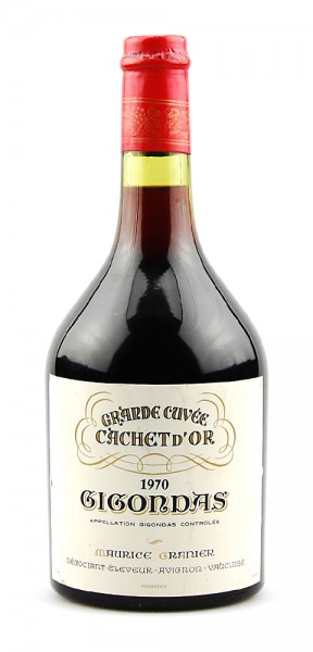 Wein 1970 Gigondas Grande Cuvee Cachet d-Or