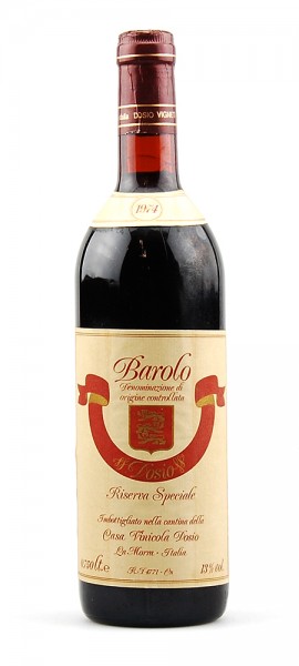 Wein 1974 Barolo Dosio Riserva Speciale