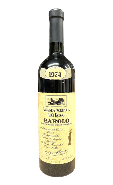 Wein 1974 Barolo Gigi Rosso
