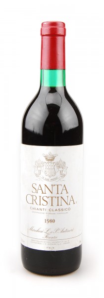 Wein 1980 Chianti Classico Santa Cristina Antinori