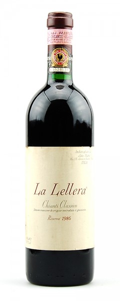 Wein 1986 Chianti Classico Riserva La Lellera