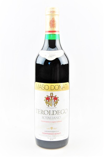 Wein 1987 Teroldego Rotaliano Donati