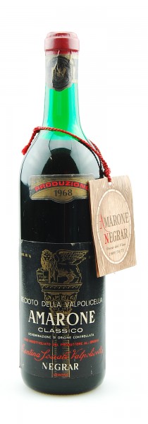 Wein 1968 Amarone Negrar Recioto della Valpolicella
