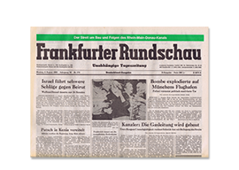 Frankfurter Rundschau - Original-Zeitung online bei JAGARO kaufen