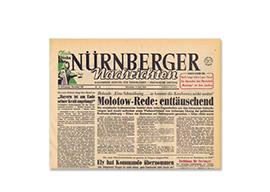 Nürnberger Nachrichten - Original-Zeitung online bei JAGARO kaufen