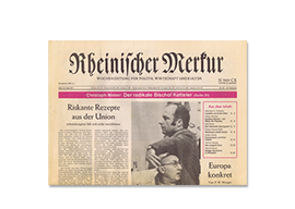 Rheinischer Merkur - Original-Zeitung online bei JAGARO kaufen