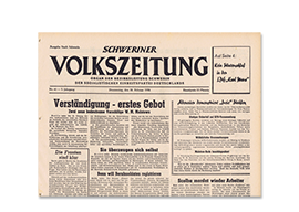 Schweriner Volkszeitung - Original-Zeitung online bei JAGARO kaufen