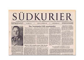Südkurier - Original-Zeitung online bei JAGARO kaufen