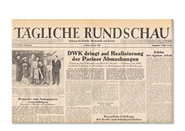 Tägliche Rundschau - Original-Zeitung online bei JAGARO kaufen